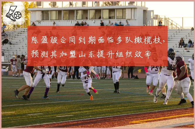 陈盈骏合同到期面临多队橄榄枝,预测其加盟山东提升组织效率